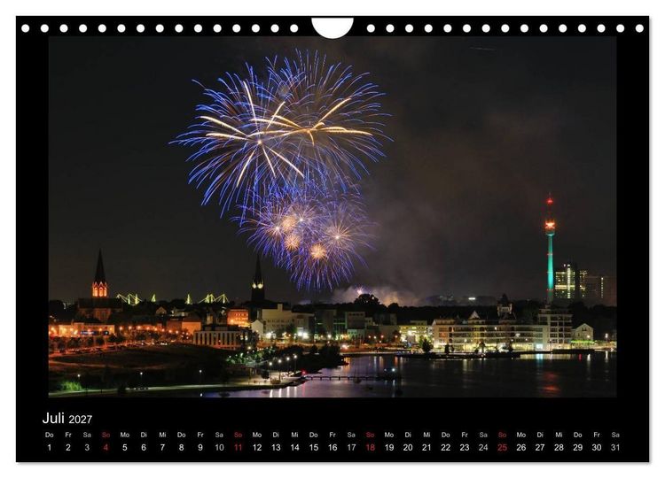 Produktbild: Feuerwerks - Impressionen (Wandkalender 2027 DIN A4 quer), CALVENDO Monatskalender
