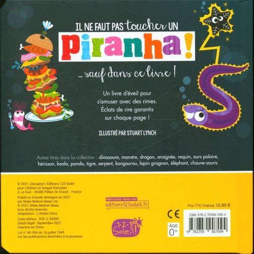 Produktbild: Il ne faut pas toucher un piranha !