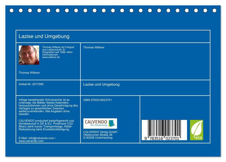 Produktbild: Lazise und Umgebung (Tischkalender 2026 DIN A5 quer), CALVENDO Monatskalender