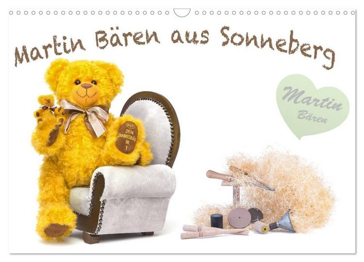 Produktbild: Martin B&auml;ren aus Sonneberg (Wandkalender 2026 DIN A3 quer), CALVENDO Monatskalender