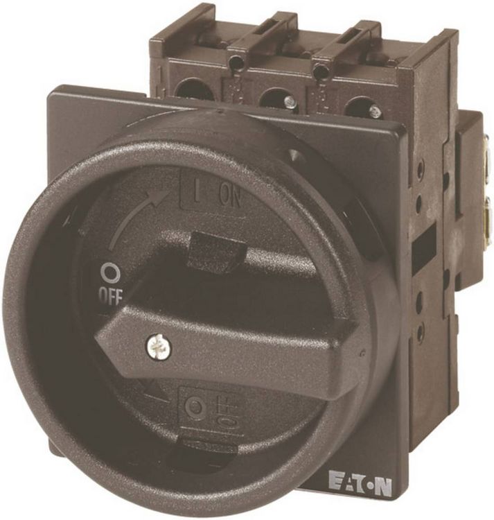 Produktbild: Eaton P1-25/EA/SVB-SW Nockenschalter absperrbar 25A 690V 1 x 90&deg; Schwarz 1St.