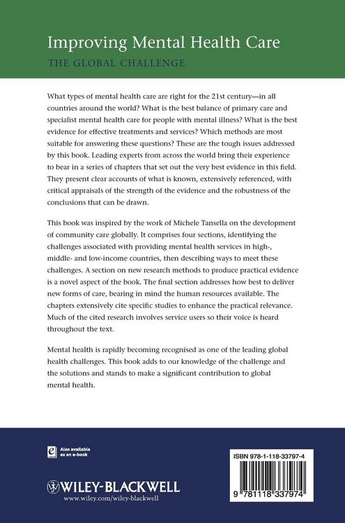 Produktbild: Improving Mental Health Care