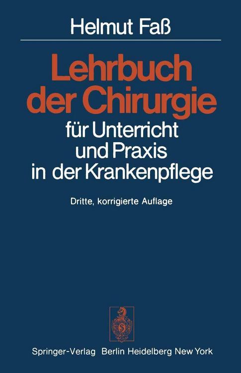 Produktbild: Lehrbuch der Chirurgie
