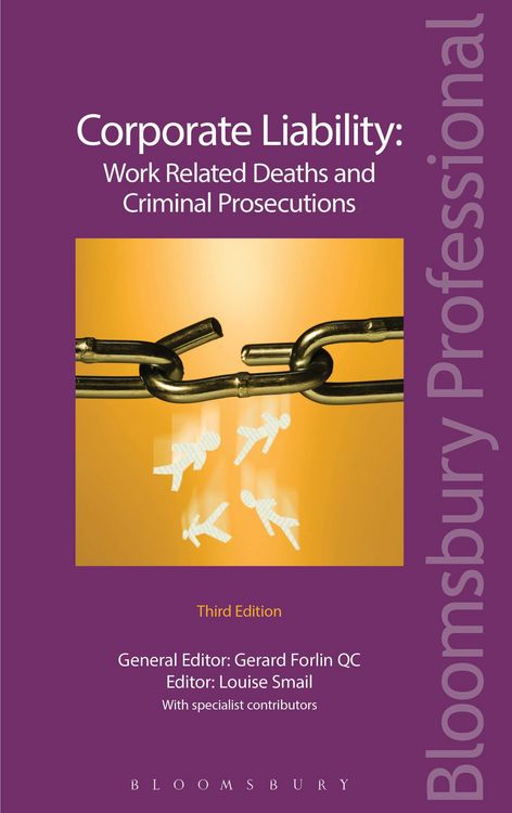 Produktbild: Qc, G: Corporate Liability: Work Related Deaths and Criminal