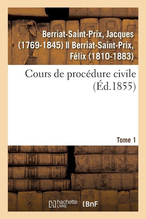 Produktbild: Cours de Proc&eacute;dure Civile. Tome 1