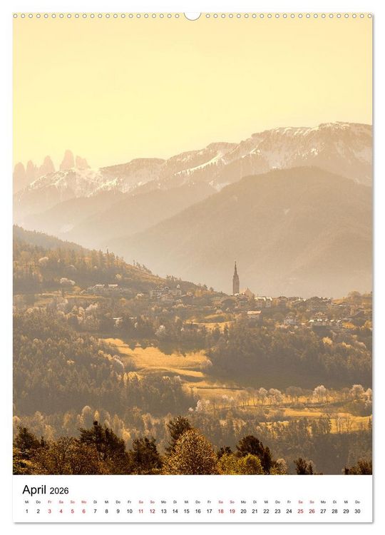 Produktbild: S&uuml;d-Tirol in stimmungsvollen Bildern (hochwertiger Premium Wandkalender 2026 DIN A2 hoch), Kunstdruck in Hochglanz