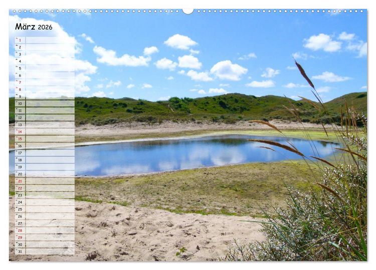 Produktbild: Egmond aan Zee (Wandkalender 2026 DIN A2 quer), CALVENDO Monatskalender