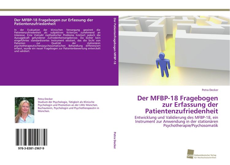 Produktbild: Der MFBP-18 Fragebogen zur Erfassung der Patientenzufriedenheit