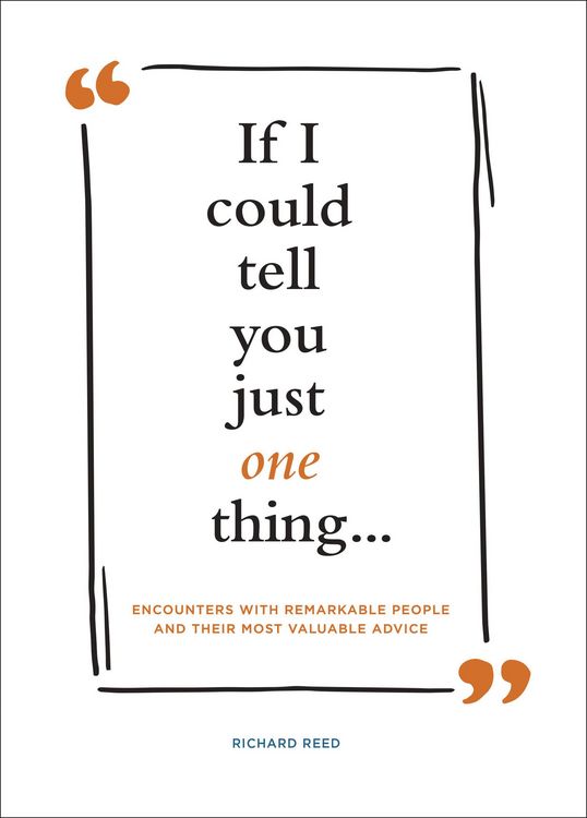 Produktbild: If I Could Tell You Just One Thing . . .