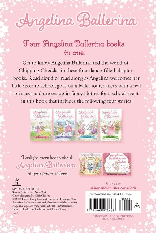 Produktbild: Angelina Ballerina 4 Ballet-Filled Chapter Books in 1!