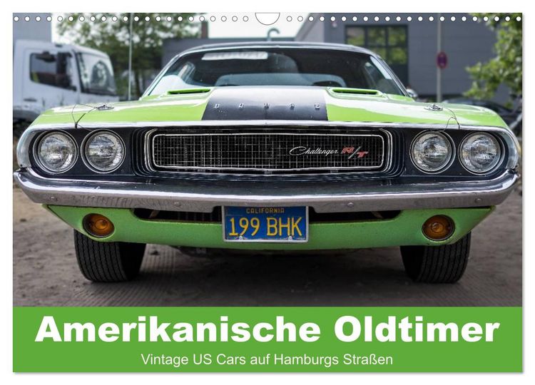 Produktbild: Amerikanische Oldtimer - Vintage US Cars auf Hamburgs Stra&szlig;en (Wandkalender 2026 DIN A3 quer), CALVENDO Monatskalender