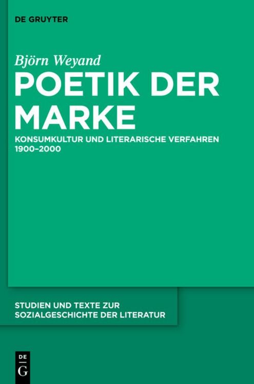 Produktbild: Poetik der Marke