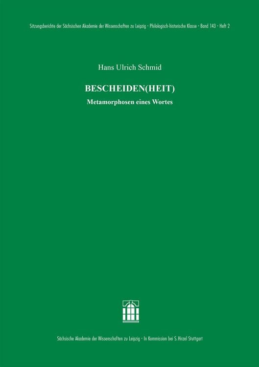 Produktbild: Bescheiden(heit)