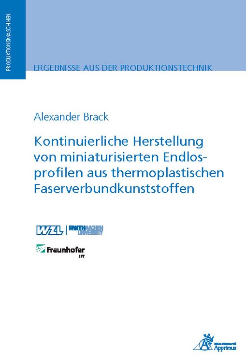 Produktbild: Kontinuierliche Herstellung von miniaturisierten Endlosprofilen aus thermoplastischen Faserverbundkunststoffen