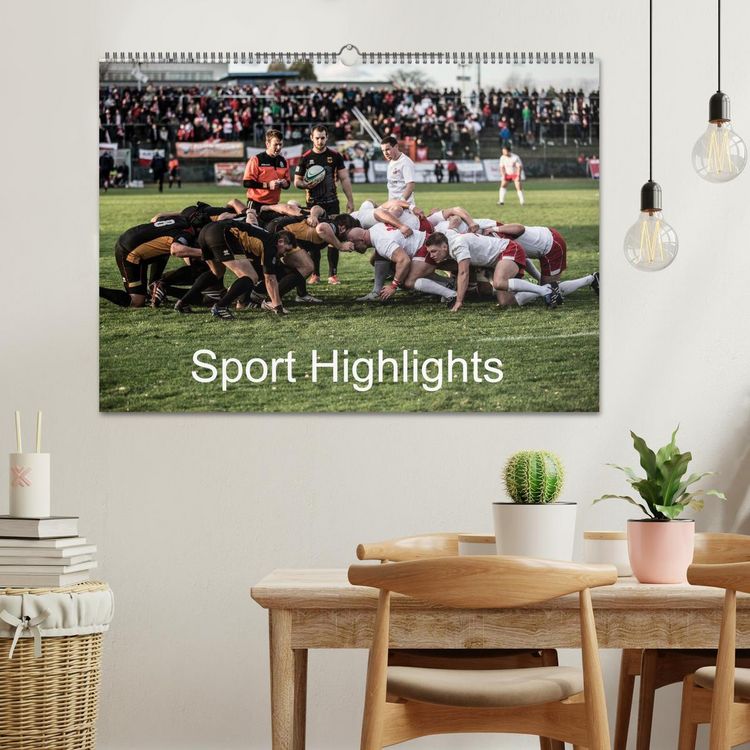 Produktbild: Sport Highlights (Wandkalender 2026 DIN A2 quer), CALVENDO Monatskalender