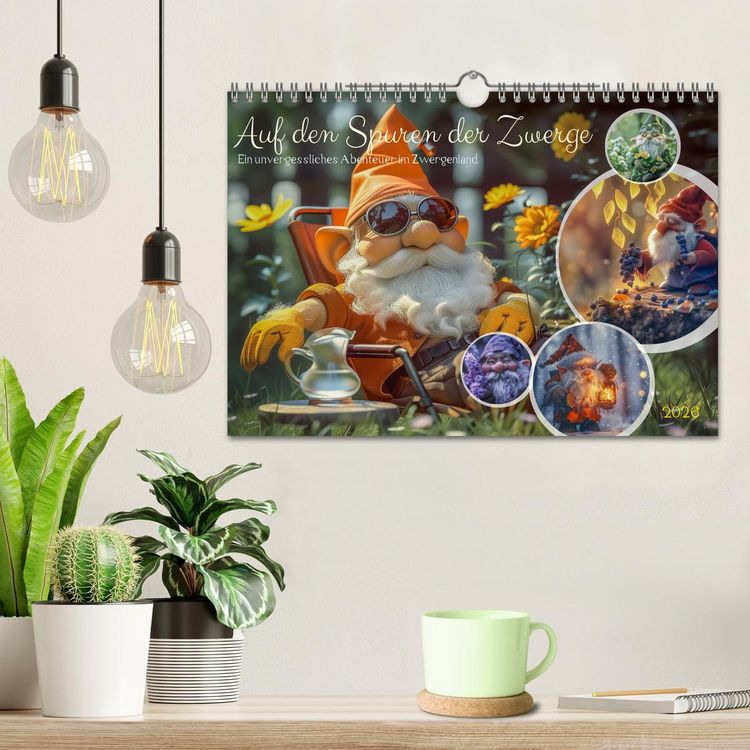 Produktbild: Auf den Spuren der Zwerge (Wandkalender 2026 DIN A4 quer), CALVENDO Monatskalender