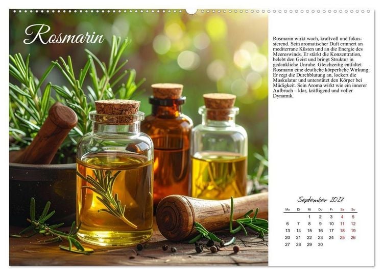 Produktbild: Heilsame Aroma&ouml;le (Wandkalender 2027 DIN A2 quer), CALVENDO Monatskalender