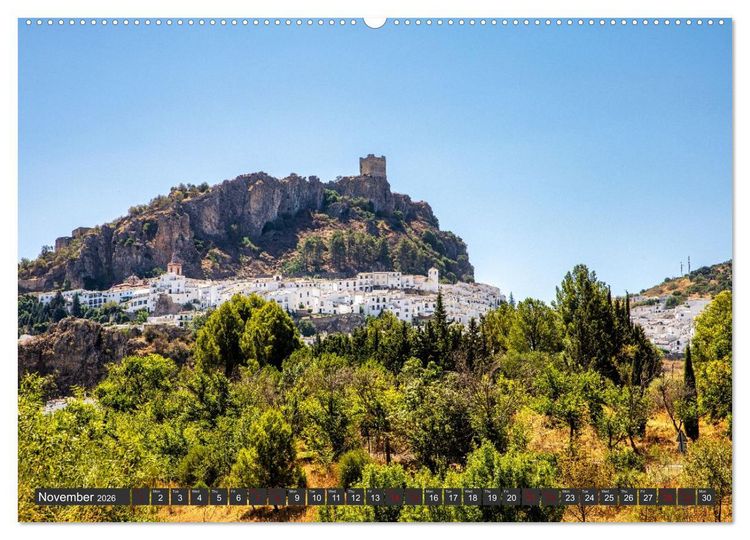 Produktbild: Andalusia sunny side of life (High Quality Premium Wall Calendar 2026 DIN A2 landscape),CALVENDO 12 Month Wall Calendar
