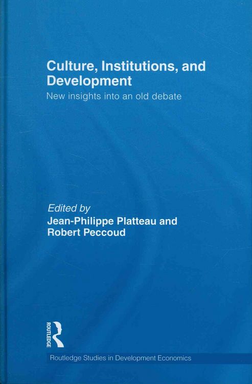 Produktbild: Culture, Institutions, and Development