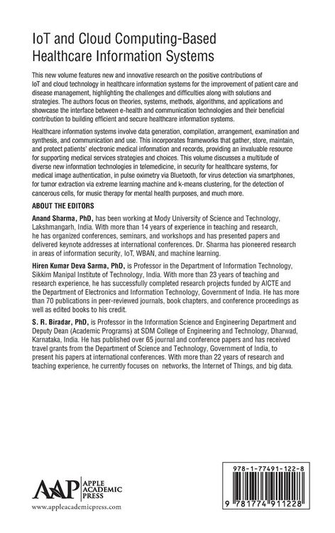 Produktbild: IoT and Cloud Computing-Based Healthcare Information Systems