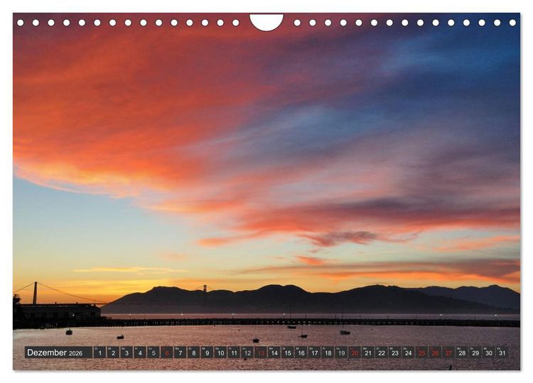 Produktbild: Sonne, Meer und Wolken (Wandkalender 2026 DIN A4 quer), CALVENDO Monatskalender