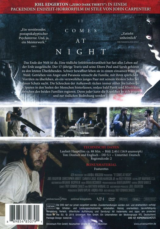 Produktbild: It comes at night