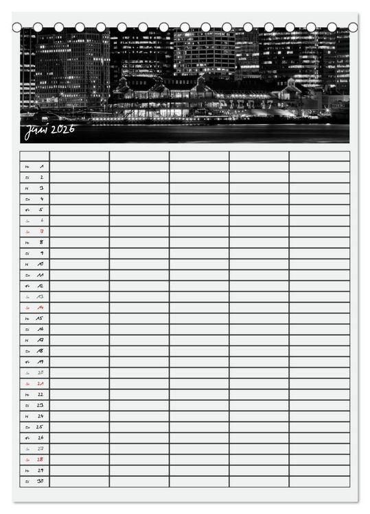 Produktbild: NEW YORK CITY Teamplaner (Tischkalender 2026 DIN A5 hoch), CALVENDO Monatskalender
