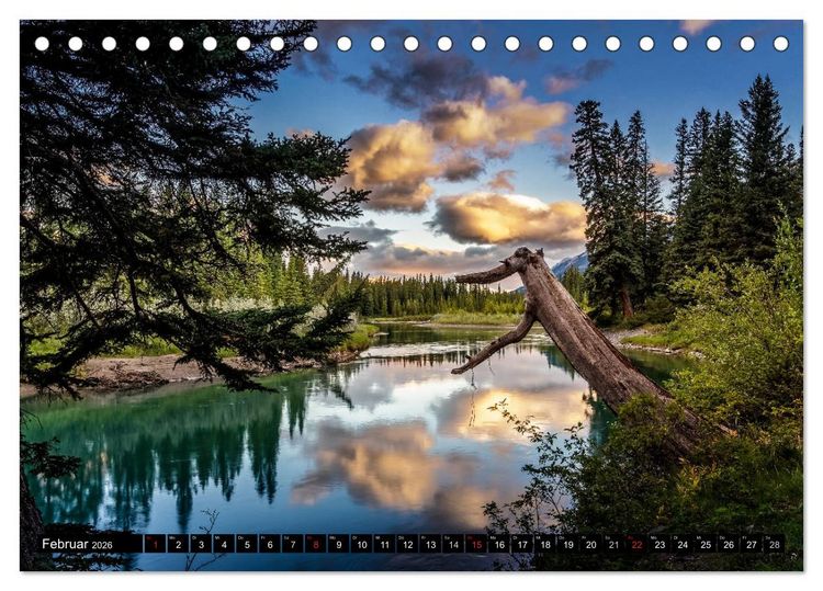 Produktbild: West-Kanada (Tischkalender 2026 DIN A5 quer), CALVENDO Monatskalender
