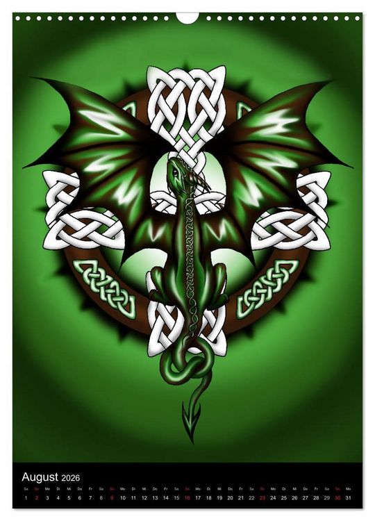 Produktbild: Drachen (Wandkalender 2026 DIN A3 hoch), CALVENDO Monatskalender