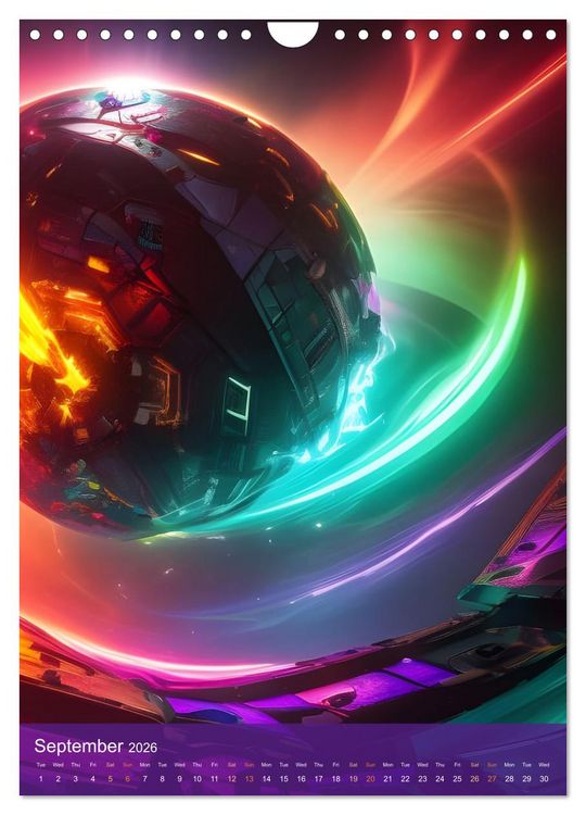 Produktbild: Prismatic Visions (Wall Calendar 2026 DIN A4 portrait), CALVENDO 12 Month Wall Calendar