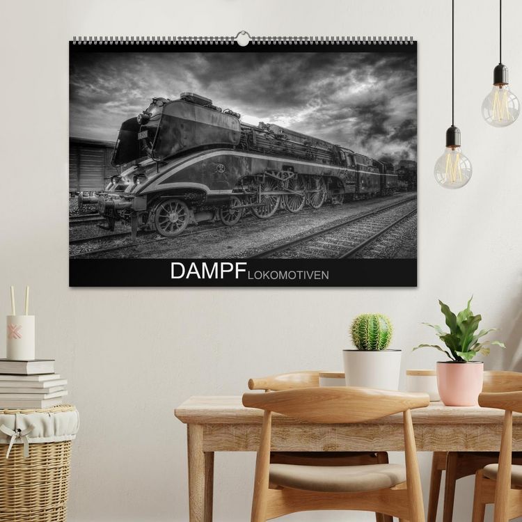 Produktbild: Dampflokomotiven (Wandkalender 2026 DIN A2 quer), CALVENDO Monatskalender