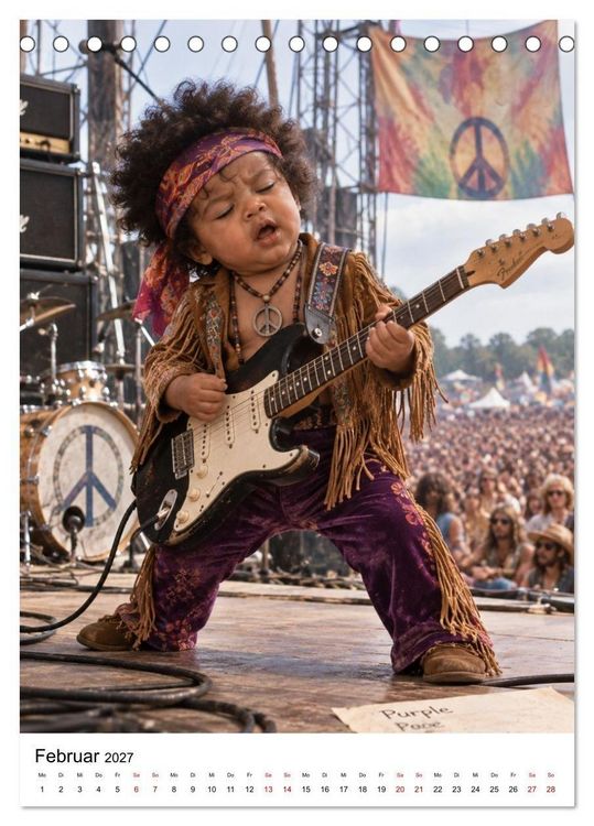 Produktbild: Baby Beats (Tischkalender 2027 DIN A5 hoch), CALVENDO Monatskalender