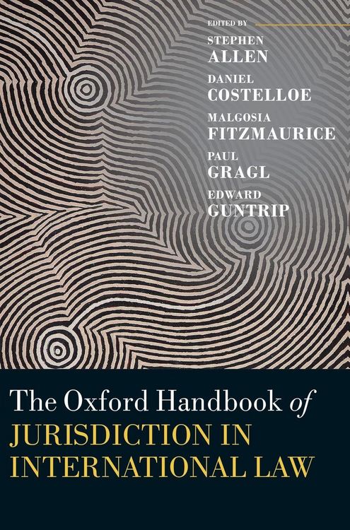 Produktbild: Oxford Handbook of Jurisdiction in International Law