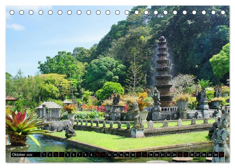 Produktbild: Bali. Im Reich der G&ouml;tter (Tischkalender 2026 DIN A5 quer), CALVENDO Monatskalender