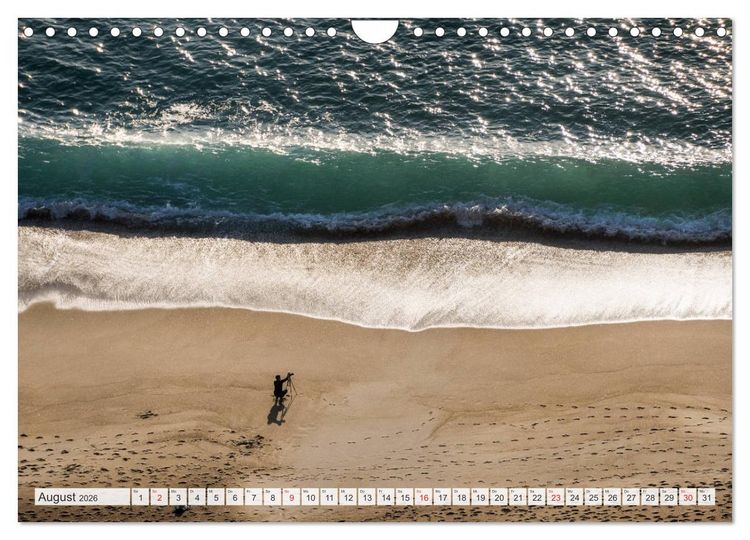 Produktbild: WASSERBERGE - Die Riesenwellen von Nazar&eacute; (Wandkalender 2026 DIN A4 quer), CALVENDO Monatskalender