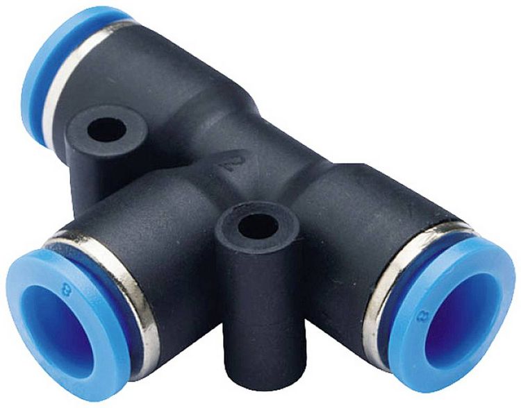 Produktbild: TRU COMPONENTS T-Verbinder PE12 Rohr-&Oslash;: 12mm 1St.