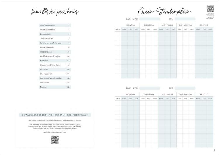 Produktbild: Lehrerkalender 2027