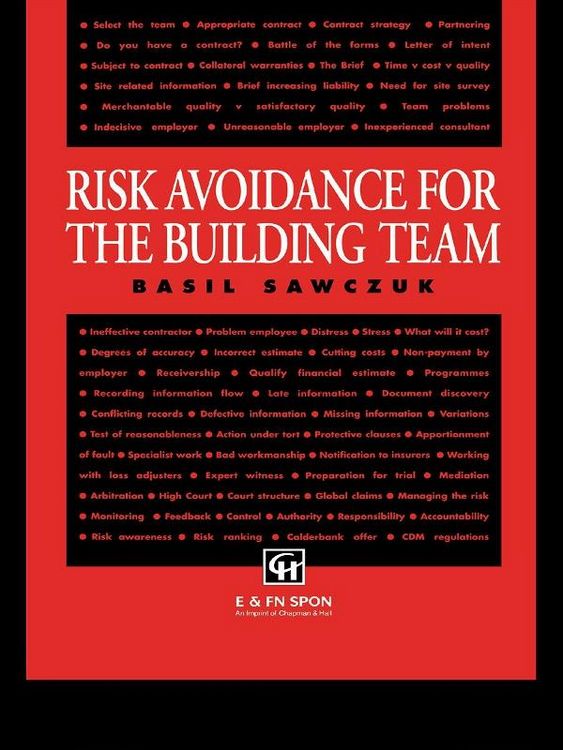 Produktbild: Risk Avoidance for the Building Team