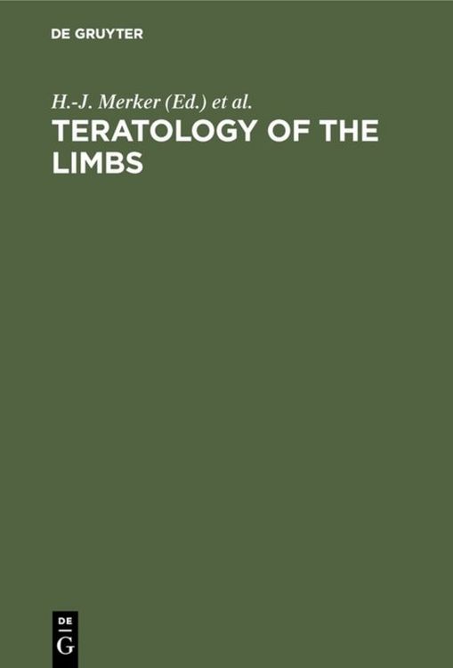 Produktbild: Teratology of the limbs