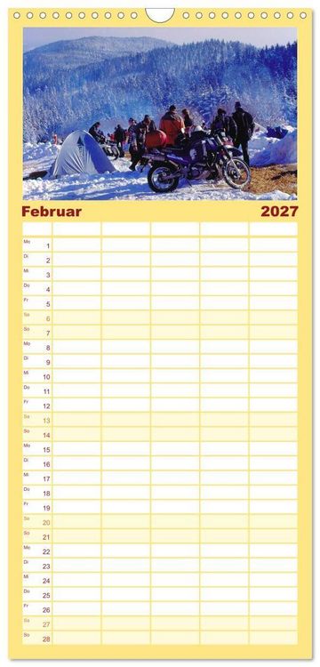 Produktbild: Familienplaner 2027 - Bayerischer Wald mit 5 Spalten (Wandkalender, 21 x 45 cm) CALVENDO