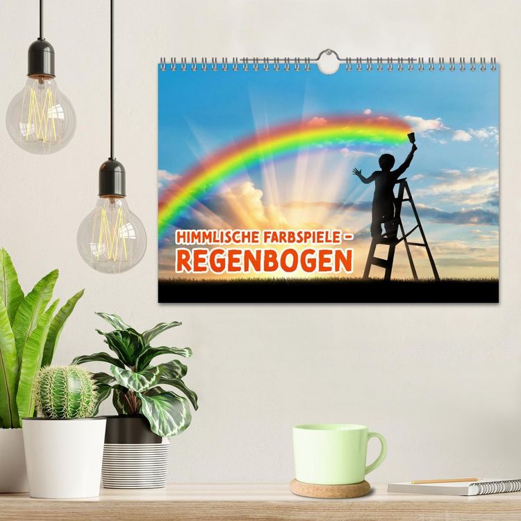 Produktbild: Himmlische Farbspiele - Regenbogen (Wandkalender 2026 DIN A4 quer), CALVENDO Monatskalender