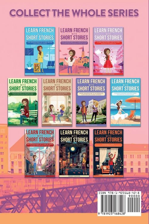 Produktbild: Learn French With Short Stories - Parallel French & English Vocabulary for Beginners. The Adventures of Clara in Lyon