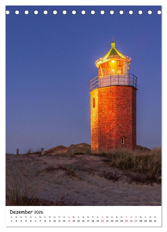 Produktbild: Sehnsucht nach Sylt (Tischkalender 2026 DIN A5 hoch), CALVENDO Monatskalender
