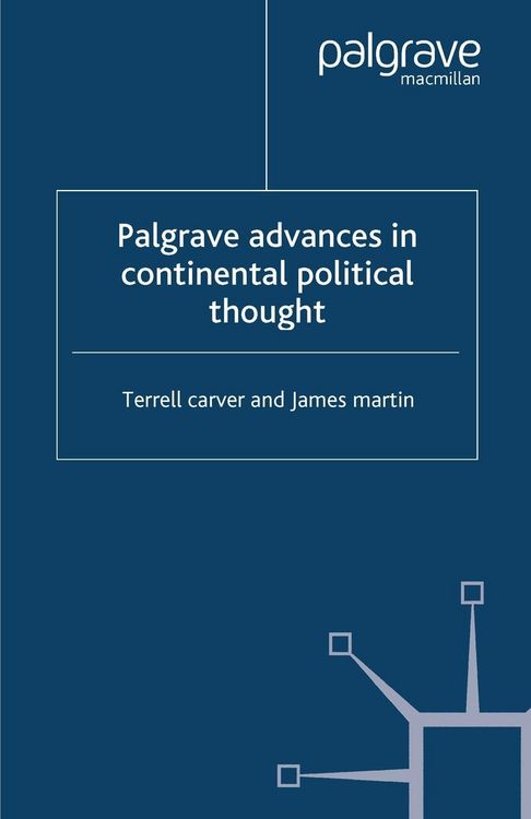 Produktbild: Palgrave Advances in Continental Political Thought