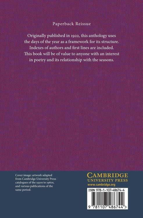 Produktbild: The Poets' Year