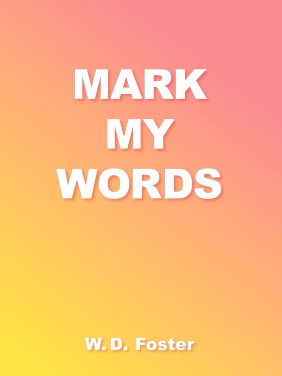Produktbild: Mark My Words