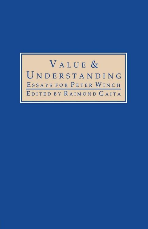Produktbild: Value and Understanding