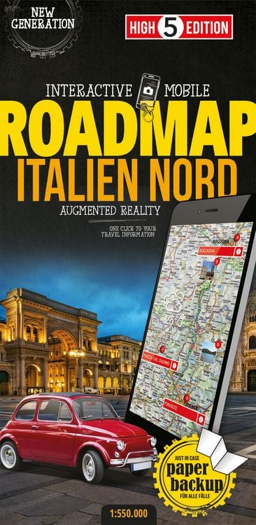 Produktbild: Stra&szlig;enkarte Italien Nord