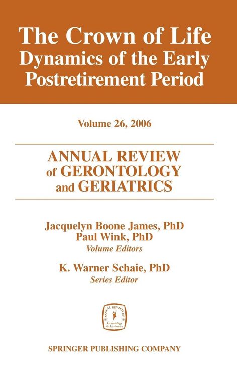 Produktbild: Annual Review of Gerontology and Geriatrics