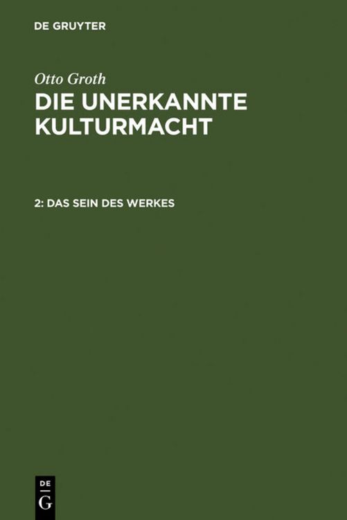 Produktbild: Das Sein des Werkes